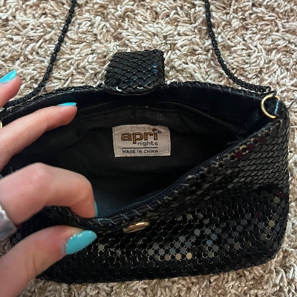 Apri Nights Y2K Vintage Evening Mesh Sparkle Bag - Picture 4 of 7